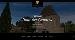 Desktop Screenshot of chateautourdesgendres.com